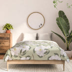 Peonies flowers II Comforter Gallery Image 3