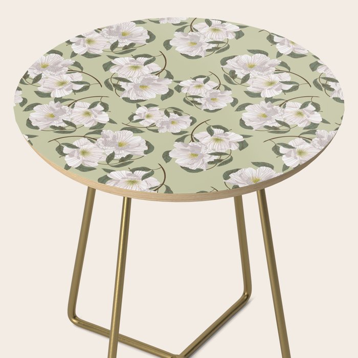 Peonies flowers II Side Table Gallery Image 2