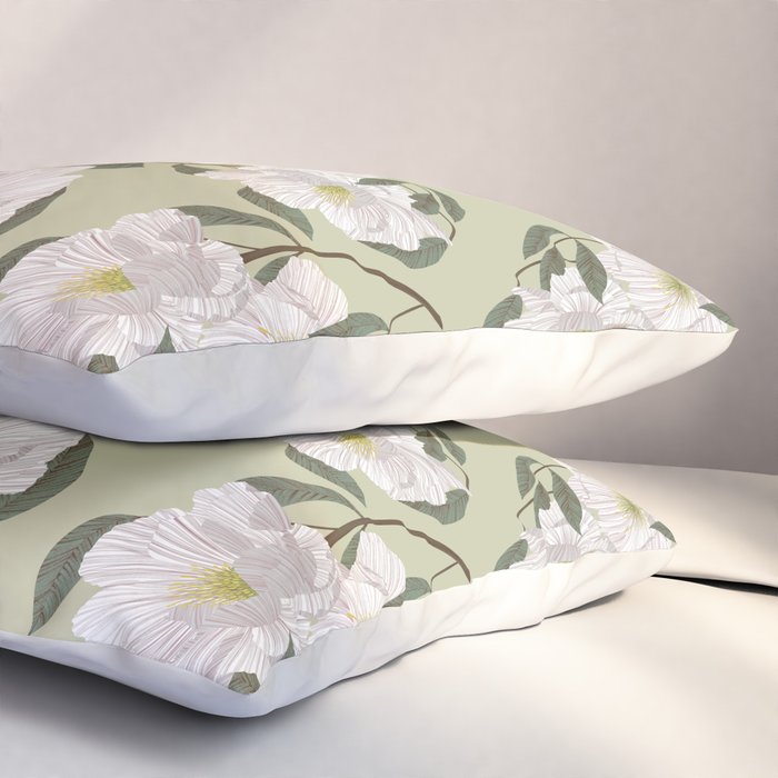 Peonies flowers II Pillow Sham Gallery Image 3