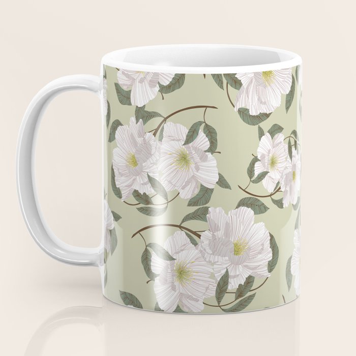 Peonies flowers II Coffee Mug Gallery Image 3