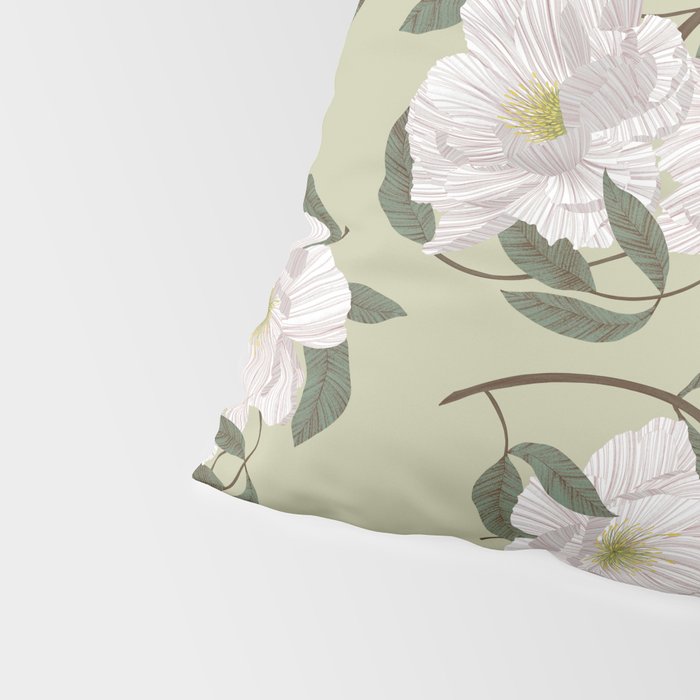 Peonies flowers II Pillow Sham Gallery Image 4