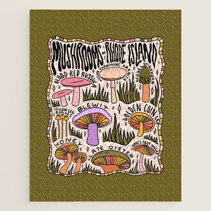 Mushrooms of Rhode Island Jigsaw Puzzle Gallery Image 1