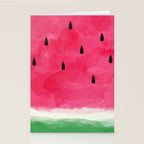 Watermelon Abstract Stationery Card Gallery Image 2