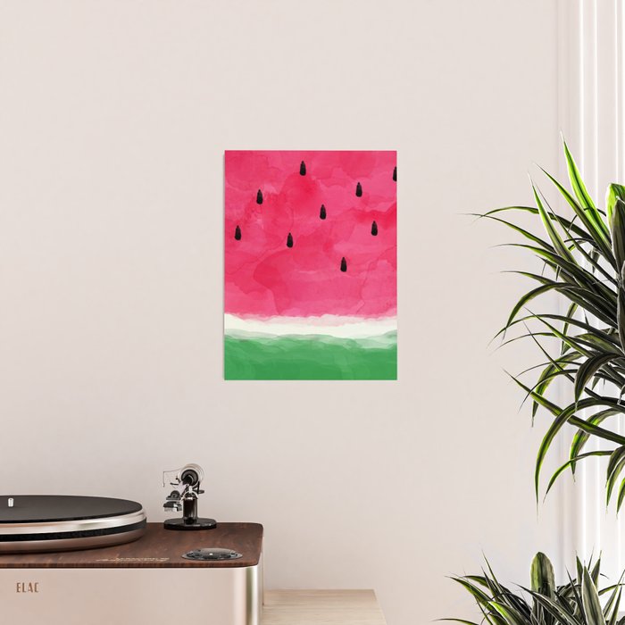 Watermelon Abstract Poster Gallery Image 2