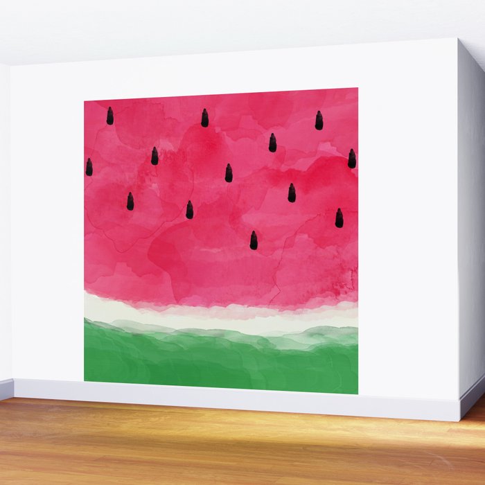 Watermelon Abstract Wall Mural Gallery Image 2
