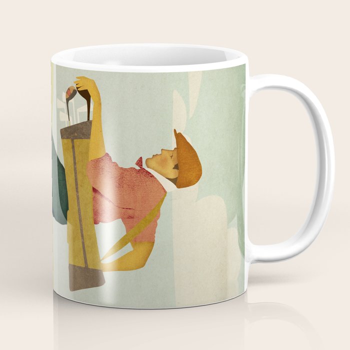 Golfer Vintage Golf Coffee Mug Gallery Image 1