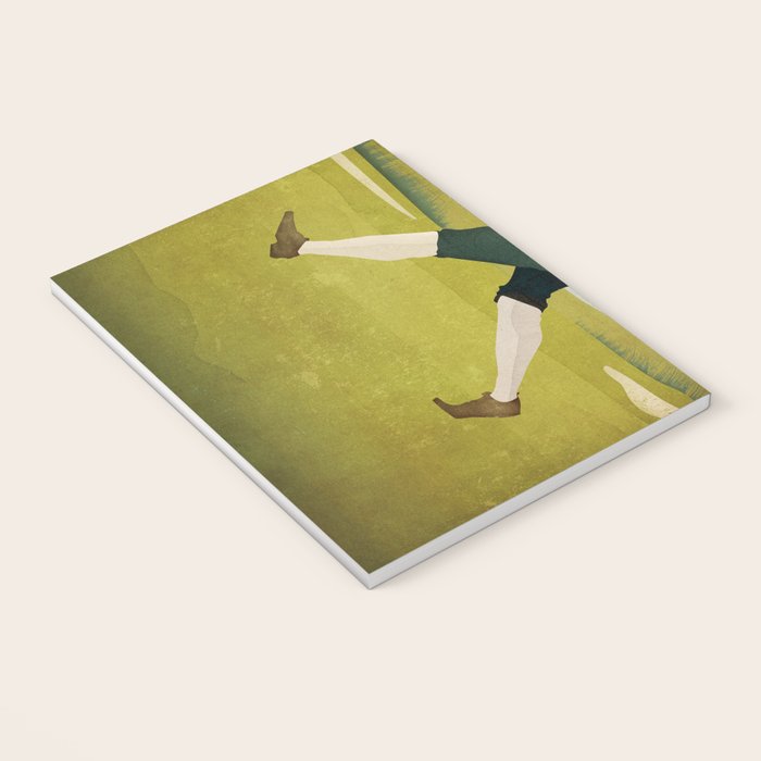 Golfer Vintage Golf Notebook Gallery Image 3