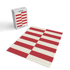 Duo II - Crean and Red Stripes Jigsaw Puzzle Gallery Image 2