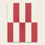 Duo II - Crean and Red Stripes Notebook Gallery Image 4