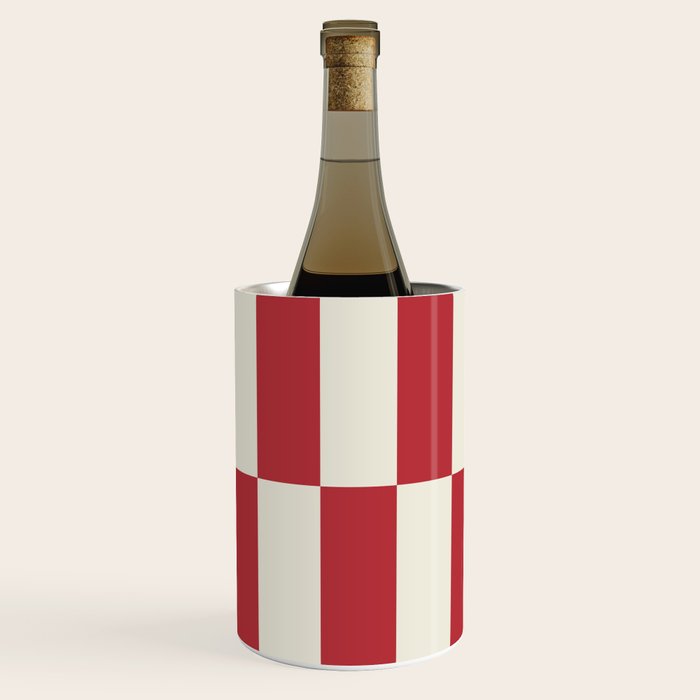 Duo II - Crean and Red Stripes Wine Chiller Gallery Image 3