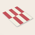 Duo II - Crean and Red Stripes Notebook Gallery Image 3
