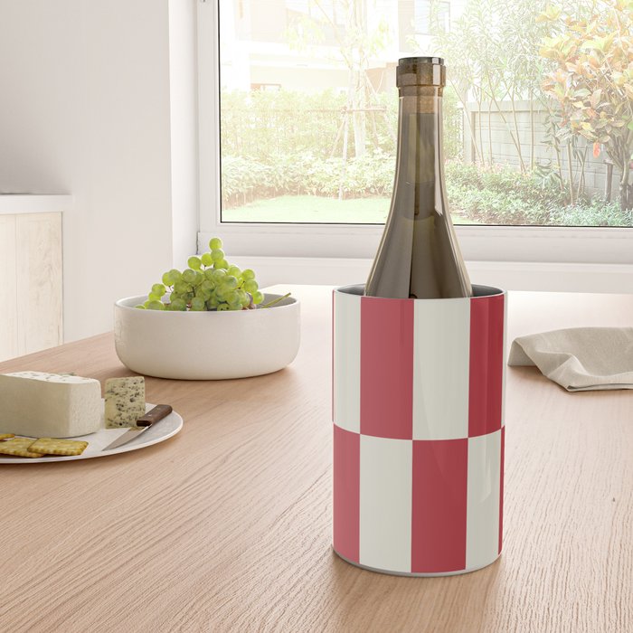 Duo II - Crean and Red Stripes Wine Chiller Gallery Image 4