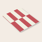 Duo II - Crean and Red Stripes Notebook Gallery Image 2
