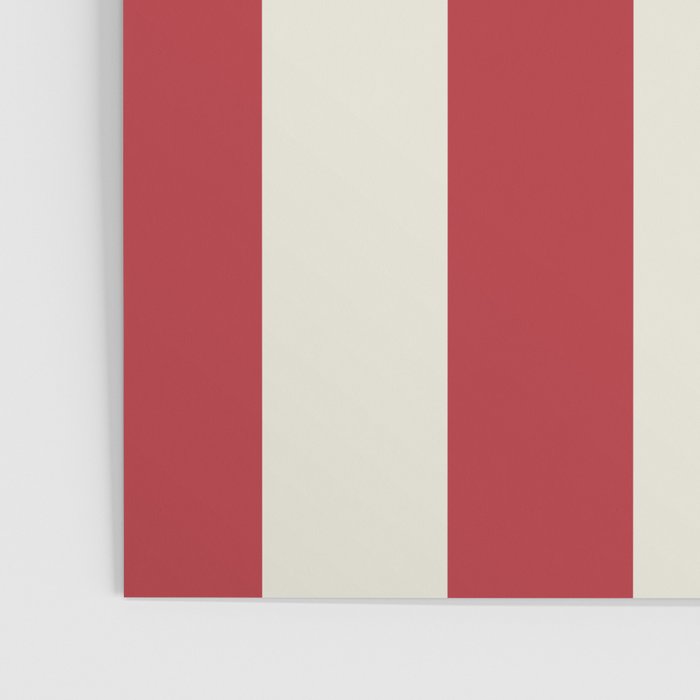 Duo II - Crean and Red Stripes Poster Gallery Image 3