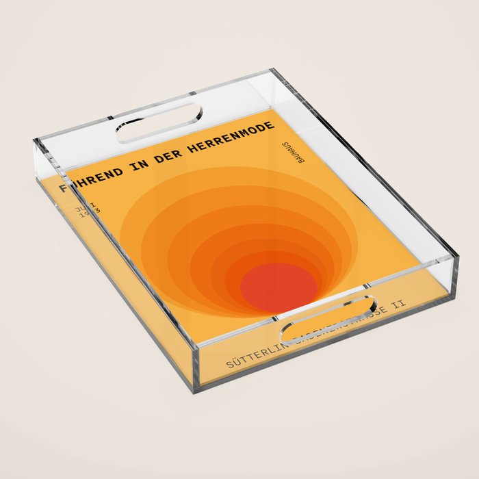 Sun Spiral | Bauhaus I Acrylic Tray Gallery Image 1