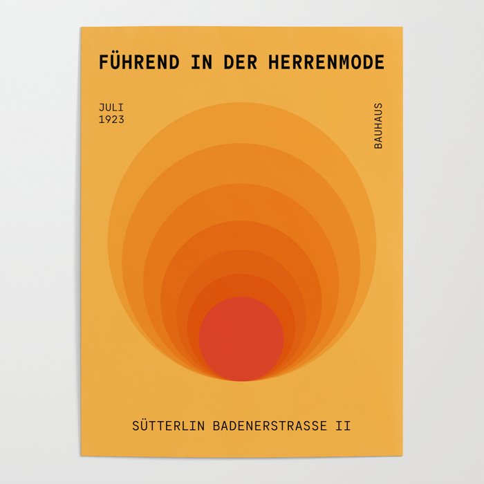 Sun Spiral | Bauhaus I Poster Gallery Image 4