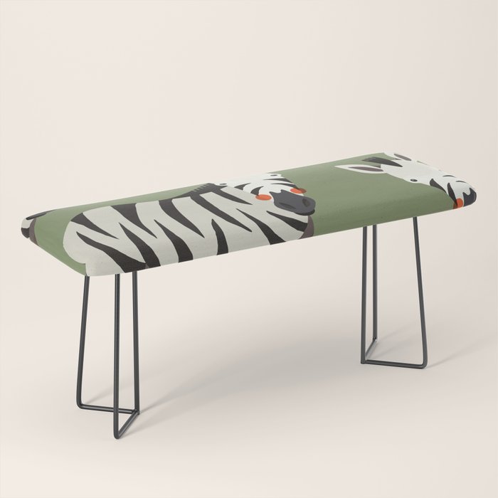 Zebra, Animal Portrait Bench Gallery Image 1