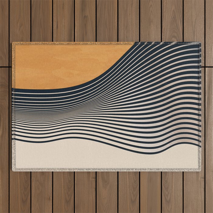 abstract minimal 75 Outdoor Rug Gallery Image 1
