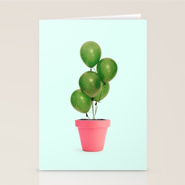 CACTUS BALLOON Stationery Card Gallery Image 2
