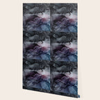 Moody Dark Chaos Inks Abstract Wallpaper Gallery Image 2
