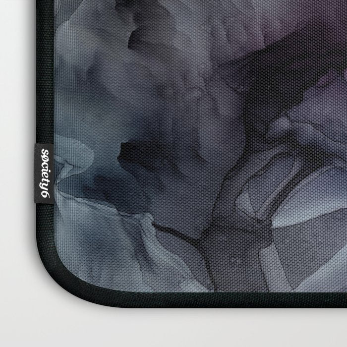 Moody Dark Chaos Inks Abstract Laptop Sleeve Gallery Image 3