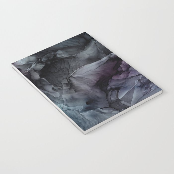 Moody Dark Chaos Inks Abstract Notebook Gallery Image 3