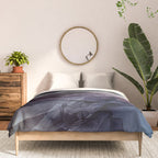 Moody Dark Chaos Inks Abstract Comforter Gallery Image 3
