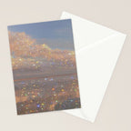 Magical sparkle sunset | shining sky | ocean | waves | sea | diamonds | collage | blue | nature |  Stationery Card Gallery Image 2