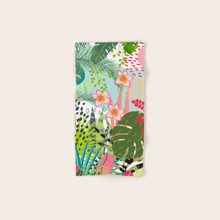 Tropical, Palms, Jungle Prints, Nature Art. Towels Gallery Image 1