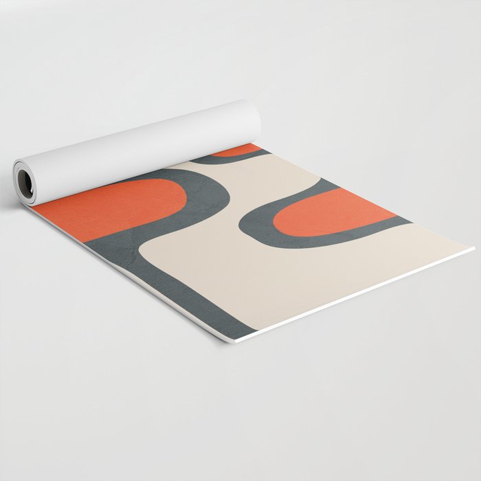 Mid-Century Modern Abstract Art 27 Yoga Mat Gallery Image 2