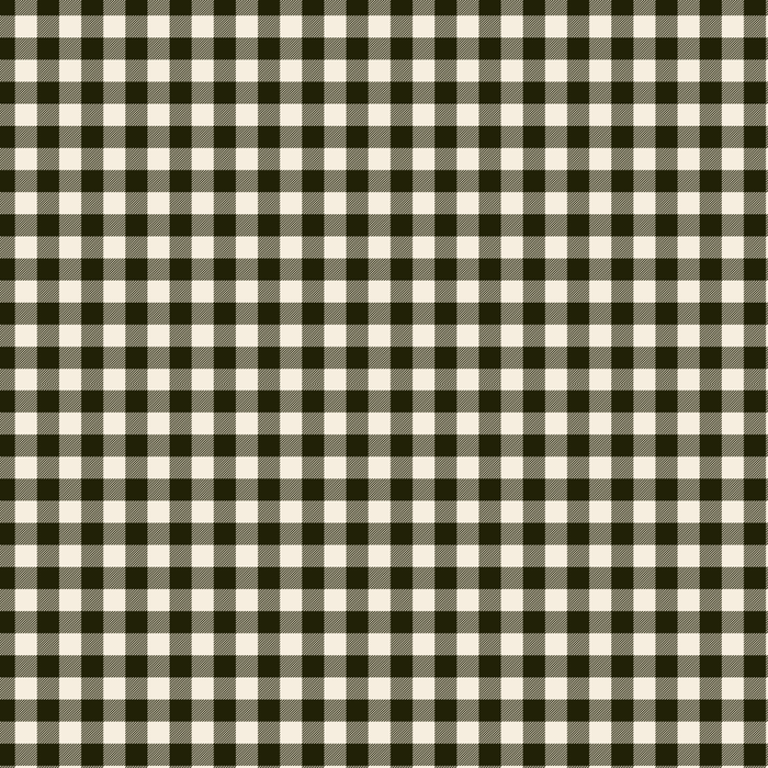 Dark Black Gingham Coffee Mug Gallery Image 2