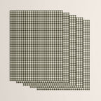 Dark Black Gingham Wrapping Paper Gallery Image 3