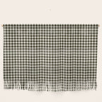 Dark Black Gingham Wall Hanging Gallery Image 1