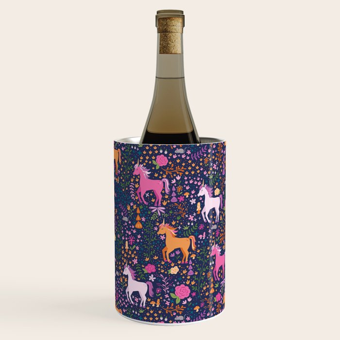 Unicorns Dancing in an Enchanted Garden Wine Chiller Gallery Image 1