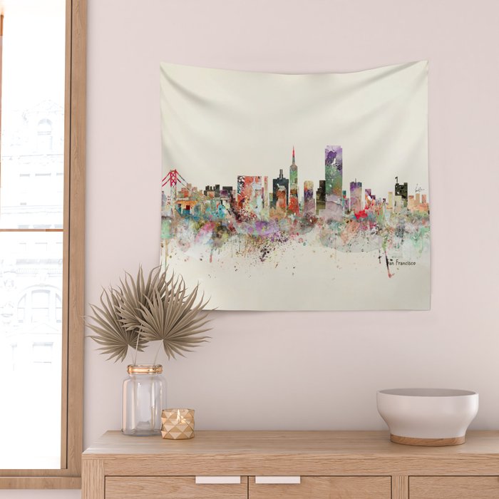 san francisco california Wall Tapestry Gallery Image 2
