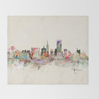 san francisco california Throw Blanket Gallery Image 2