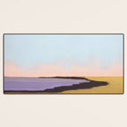 Bay With Purple Water Desk Mat Gallery Image 3