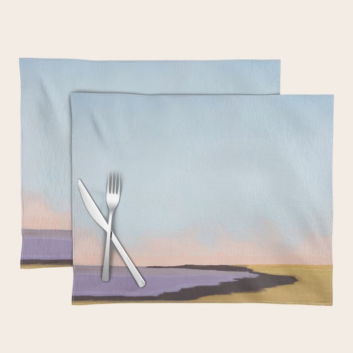 Bay With Purple Water Placemat Gallery Image 1