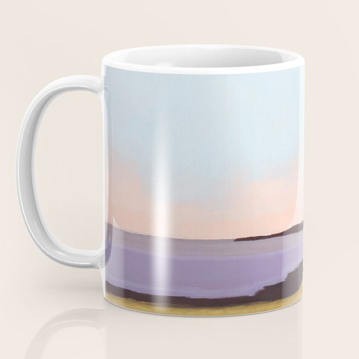 Bay With Purple Water Coffee Mug Gallery Image 3