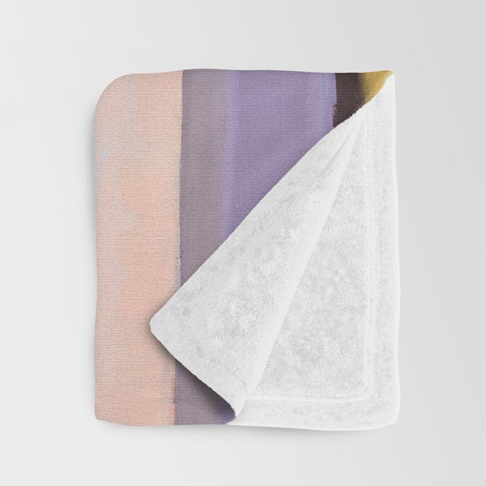 Bay With Purple Water Throw Blanket Gallery Image 3