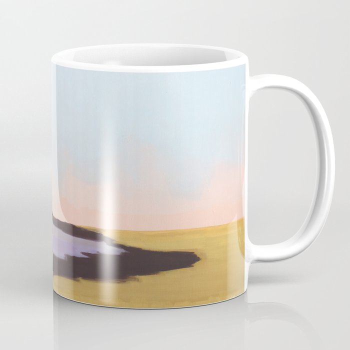 Bay With Purple Water Coffee Mug Gallery Image 1