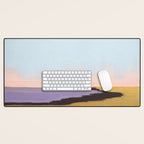 Bay With Purple Water Desk Mat Gallery Image 1