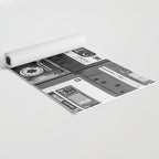 Something Nostalgic - black and white #decor #society6 #buyart Yoga Mat Gallery Image 2