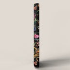 Holiday 2025 Festive Floral Foliage Colorful Dark iPhone Case Gallery Image 2