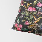 Holiday 2025 Festive Floral Foliage Colorful Dark Pillow Sham Gallery Image 4