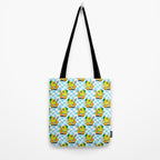 Retro lemon cartoon character pattern Tote Bag Gallery Image 2