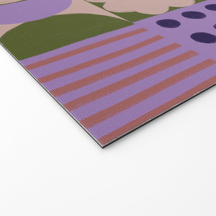 Violet tiles Welcome Mat Gallery Image 2