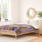 Violet tiles Duvet Cover Gallery Image 2