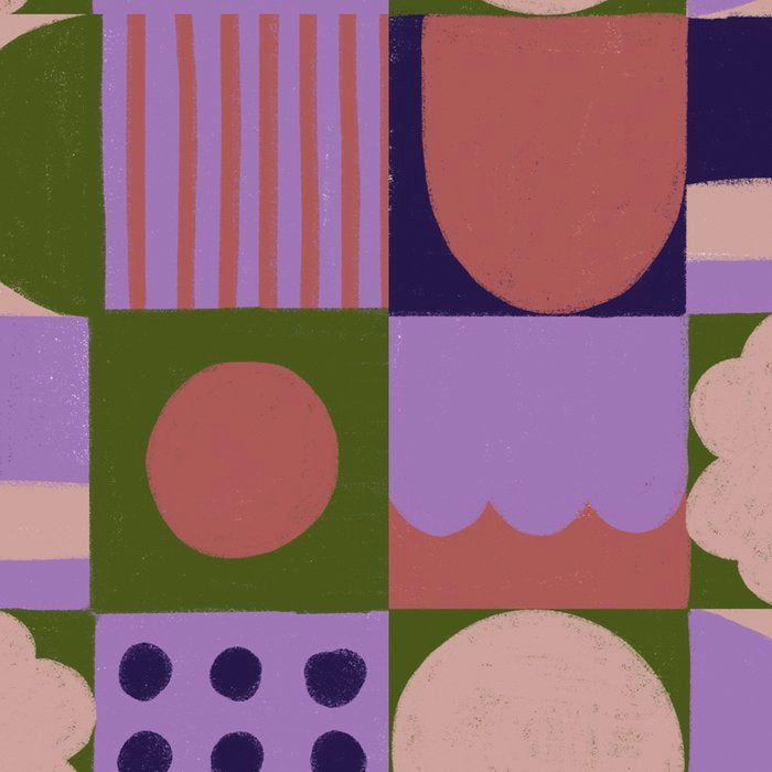 Violet tiles Coffee Mug Gallery Image 2