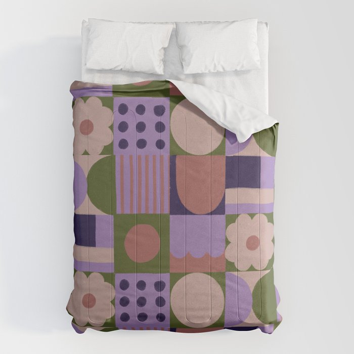 Violet tiles Comforter Gallery Image 6